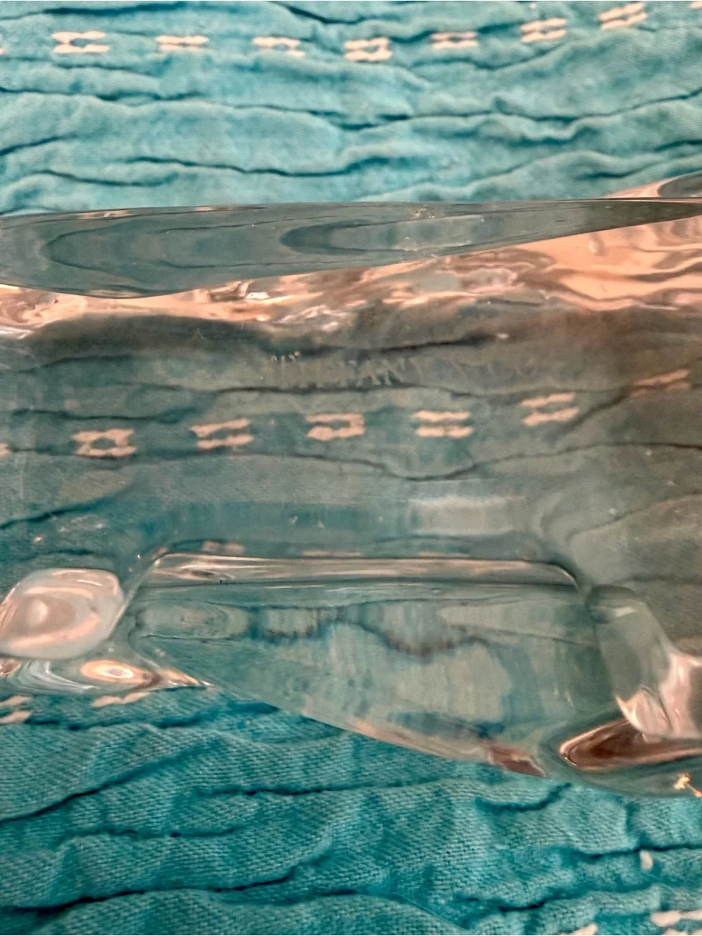 Tiffany Crystal Bull paperweight-Rare Find